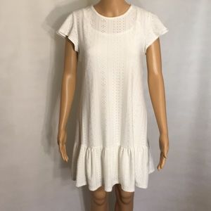 NWT Mady & Nell Eyelet Dress w/Slip and Stretch
